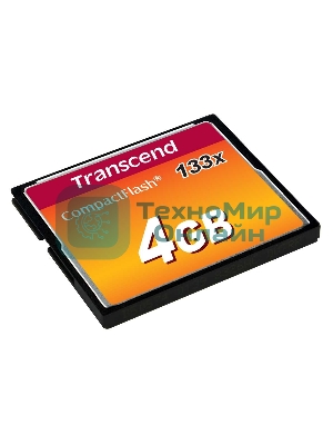 Флеш карта CF 4Gb 133x Type I Transcend (TS4GCF133)