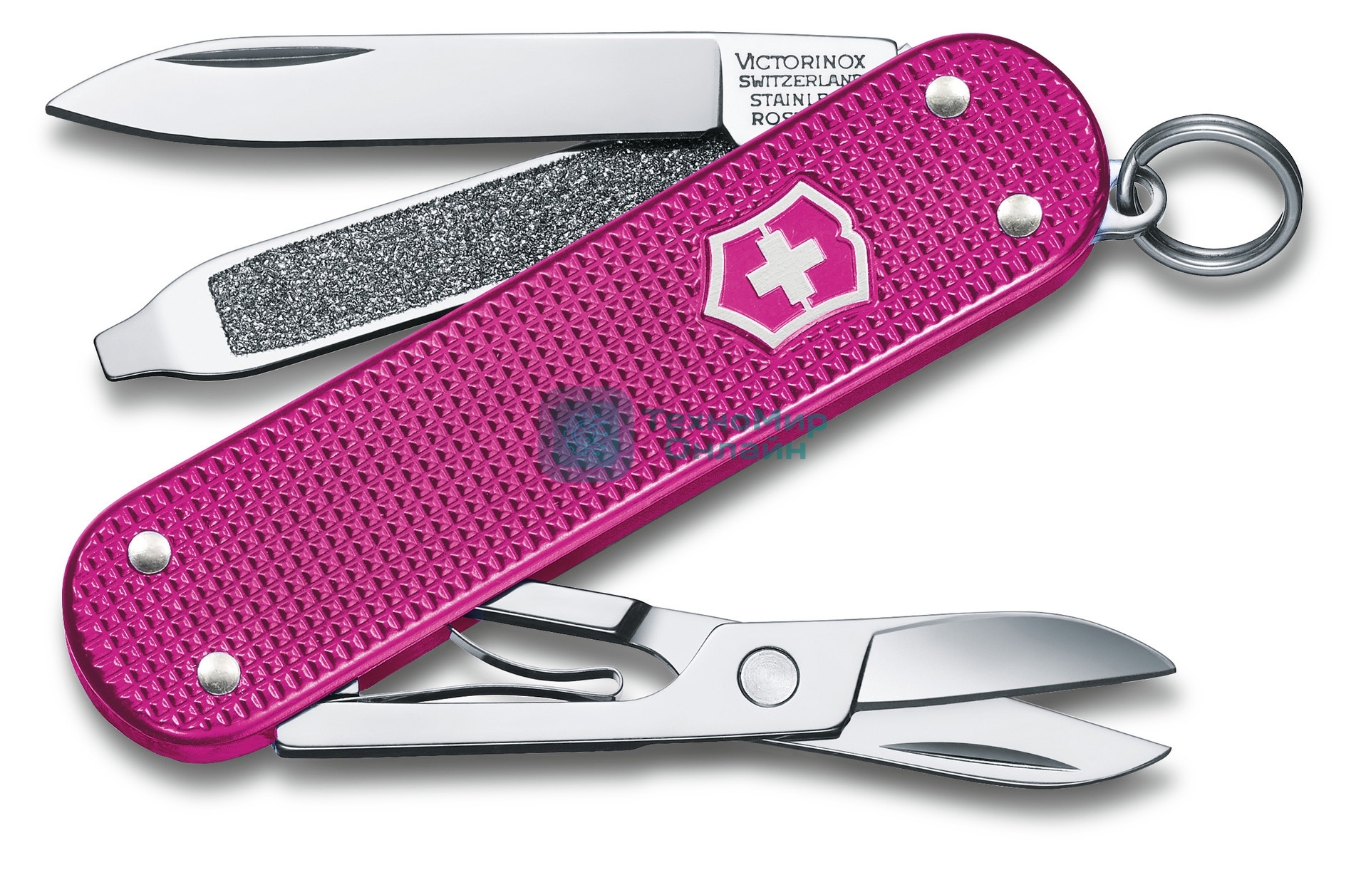 Нож перочинный Victorinox Classic Flamingo Party (0.6221.251G) 58мм 7 функций карт.коробка