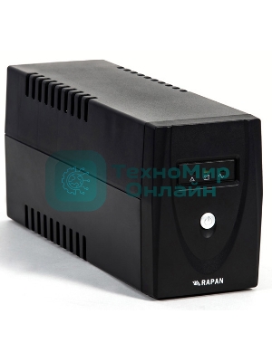 Источник бесперебойного питания RAPAN-UPS 600 220В 600В.А/350Вт меандр с АКБ 7А.ч интерактивный Бастион 739