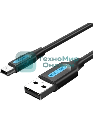 Кабель Vention USB 2.0 AM/mini B 5pin - 2м