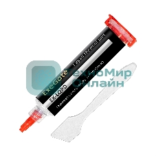 Жидкая термопрокладка ExeGate EX-LQPD (6 Вт/(м•К), 25г тюбик с лопаткой)