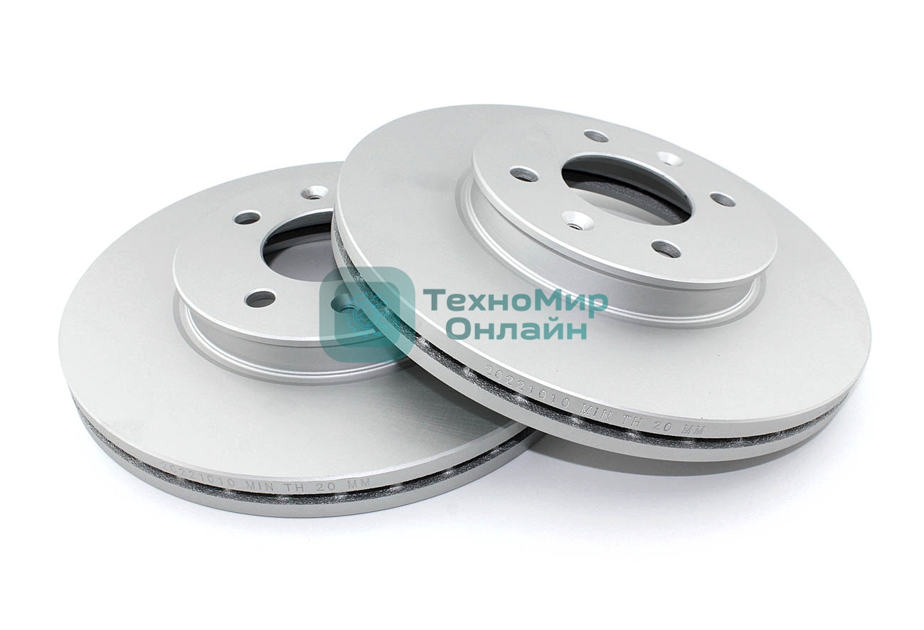 Диск тормозной вентилируемый LPR H2062V для Kia Optima III-IV, Hyundai i40, Sonata VII, Grandeur V