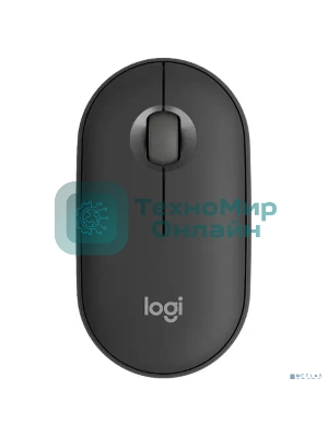 Мышь беспроводная Logitech Pebble 2 M350S графитовый, 4000 dpi, Bluetooth, кнопки - 3