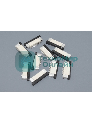 Разъем FPC Half Coverage Bottom Contact 0.5K-BX-16PWB 16 pin высота 2мм шаг 0,5мм 10 шт