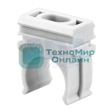 Крепеж-клипса для труб Rexant, Ø16 мм, серый, 100 шт./уп.