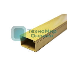 Кабель-канал 40х25 L2000 пластик с двойным замком сосна УралПак КК-3140025-032