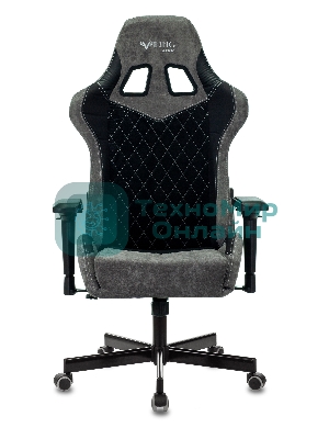 Кресло Бюрократ VIKING 7 KNIGHT B FABRIC черный, ткань, 120 кг, механизм качания