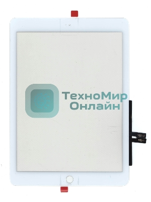 Сенсорное стекло (тачскрин) для Apple iPad 9.7 2018 (A1954 A1893) белое
