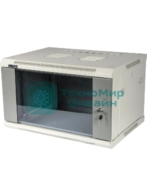 Шкаф настенный серии Pro, 18U 600x600, стеклянная дверь