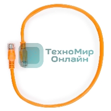 Патч-корд UTP Cablexpert PP12-0.5M/O cat.5e, 0.5м, литой, многожильный, оранжевый