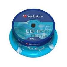 Диск CD-R Verbatim 700Mb 52x Cake Box (25шт) (43432)
