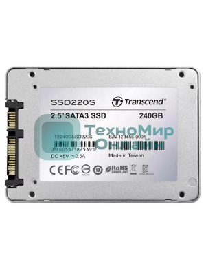 Накопитель SSD Transcend SATA III 240Gb TS240GSSD 220S 2.5