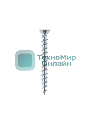 Саморез оконный Kranz острый, 4.1х40, белый цинк, упаковка поставщика (6 000 шт.)