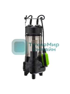 Фекальный насос Сибртех СФН450, 450 Вт, напор 15 м, 21000 л/ч
