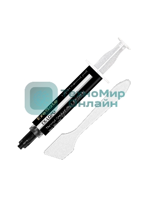 Жидкая термопрокладка ExeGate EX-LQPD (6 Вт/(м•К), 3г шприц с лопаткой)