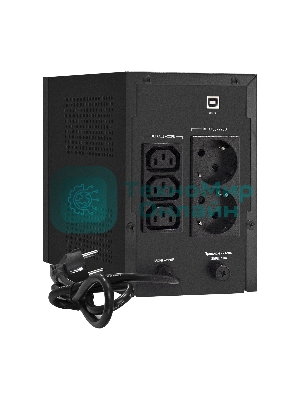 Источник бесперебойного питания ExeGate SpecialPro UNB-1200.LED.AVR.2SH.3C13.USB 1200VA/750W, LED, AVR, 2*Schuko+3*C13, USB,съемн.кабель, металлический корпус, черный