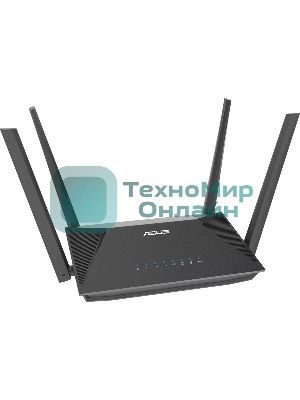 Роутер беспроводной Asus RT-AX52 AX1800 10/100/1000BASE-TX черный