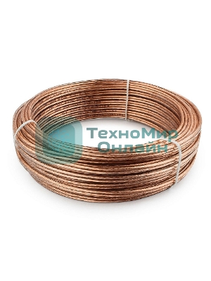 Акустический кабель Cablexpert CC-TC2x1,0-20M, прозрачный, 20 м, бухта