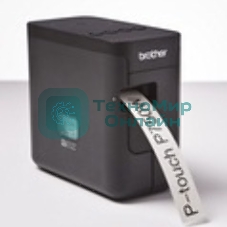 Принтер для наклеек Brother P-Touch PT-P750W (ленты TZe, HSe 3,5/6/9/12/18/24 мм, 30 мм/с, 180х360т/д, автообрез. с полуобрезкой, печать ШК, USB2.0, WiFi, NFC, Wi-Fi Direct, БП, USB-кабель, ПО, лента 24мм/4м, замена PT-2430PC)