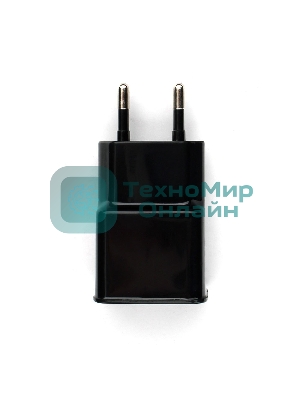 Сетевое зарядное устройство Cablexpert MP3A-PC-12 100/220V - 5V USB 2 порта, 2.1A, черный
