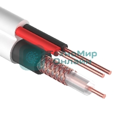 Кабель ККСВ-В+2х0,5 мм (бухта 305 м) белый Rexant