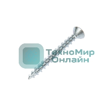 Саморез оконный Kranz острый, 4.1х40, белый цинк, упаковка поставщика (6 000 шт.)