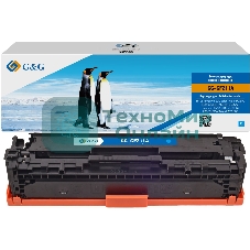 Картридж лазерный G&G GG-CF211A голубой (1800 стр.) для HP HP LJ Pro 200 color Printer M251n/nw/MFP M276n/nw, Canon LBP-7100Cn/7110Cw