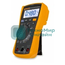 Мультиметр FLUKE 117цифровая 600мА Диод тест черный, желтый 0,55кг