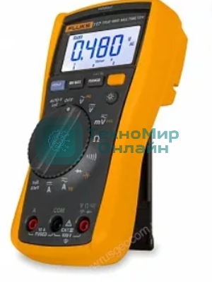 Мультиметр FLUKE 117цифровая 600мА Диод тест черный, желтый 0,55кг