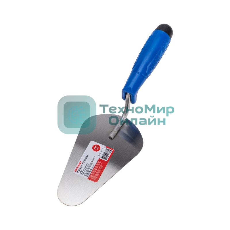 Кельма печника Rexant нержавеющая сталь, 175мм, пластиковая ручка