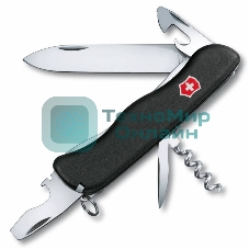 Нож перочинный Victorinox Nomad (0.8353.3) 111мм 11функций черный карт.коробка