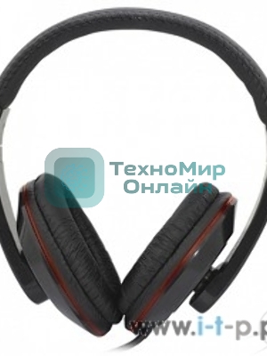 Проводные наушники Ritmix RH-525 черный, накладные, Jack 3.5 мм, складная конструкция