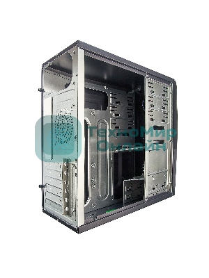 Компьютерный корпус ExeGate EX280388RUS Miditower ExeGate CP-604 Black, ATX, (CP450W, 80мм), 2хUSB, Audio