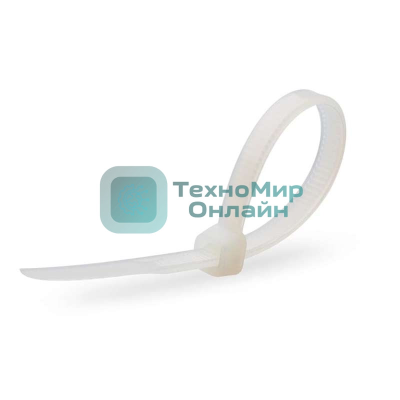 Нейлоновые стяжки Fortisflex КСС 3х200 мм белый 100 штук