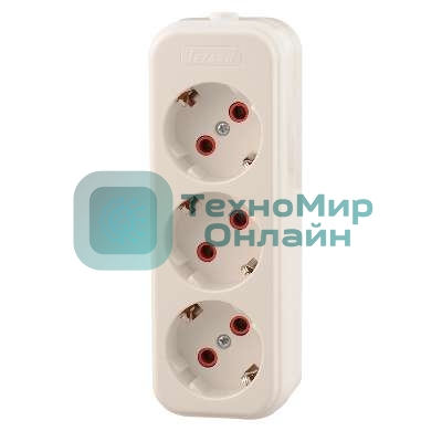Колодка удлинителя 3-м с заземл. Lezard 720-0300-301
