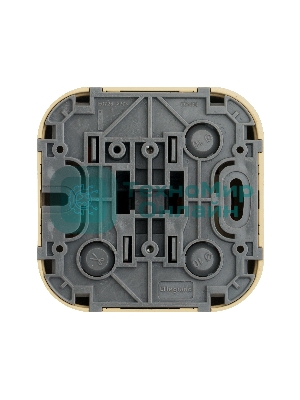 Выключатель 10A 1-клав., дерево Quteo