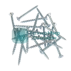 Саморез оконный Kranz острый, 4.1х40, белый цинк, упаковка поставщика (6 000 шт.)