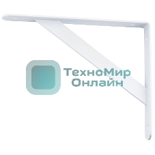 Кронштейн Сибртех усиленный 500x350x30x4 мм, белый