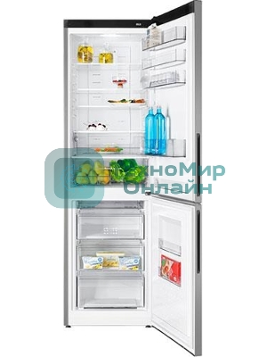 Холодильник Atlant ХМ-4626-181-NL серебристый двухкамерный 254/94л морозилка снизу, No Frost