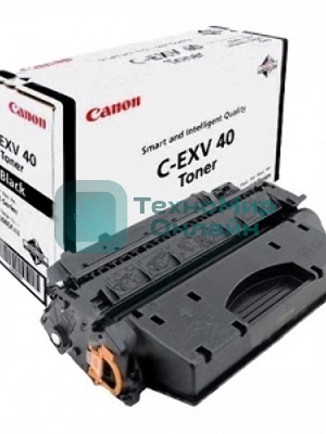 Картридж лазерный Canon C-EXV40 TONER BK EURC-EXV40 3480B006 черный (6000стр.) для Canon iR1133/1133A/1133iF