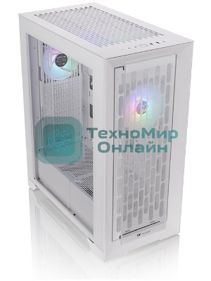 Компьютерный корпус Thermaltake CTE T500 TG ARGb белый без БП ATX 3x140мм 2xUSB 3.0 1xUSB3.1 audio bott PSU