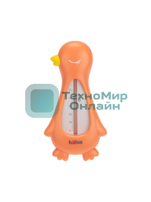 Термометр водный, оранжевый, птичка Halsa