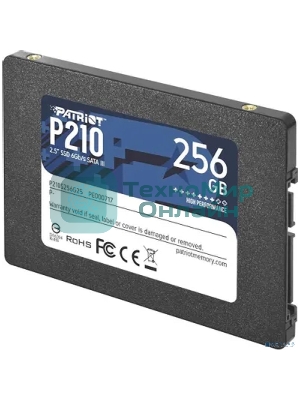 Накопитель SSD Patriot P210, 256Gb, SATA III, 2.5