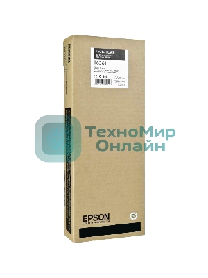 Картридж струйный Epson C13T636100 фото черный (700 мл) для Stylus Pro 7900/9900