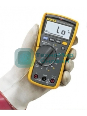Мультиметр FLUKE 117цифровая 600мА Диод тест черный, желтый 0,55кг
