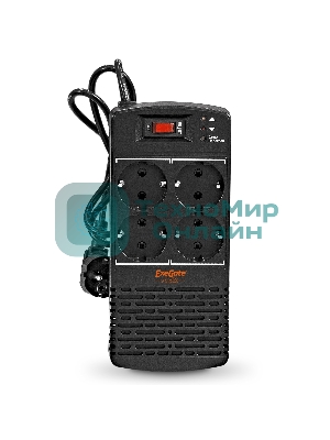 Стабилизатор ExeGate Power AD5000-800 (800VA/400W, диапазон 150...280В, 4 евророзетки)