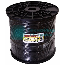 Кабель ККСВ-П+2х0,5 мм (бухта 305 м) черный Rexant