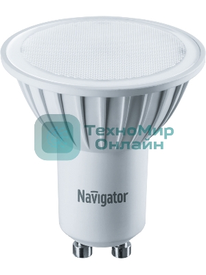 Лампа светодиодная Navigator NLL-PAR16-7-230-3K-GU10 7Вт 3000К тепл. бел. GU10 480лм 170-260В
