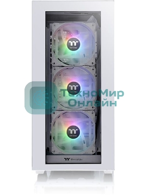 Компьютерный корпус Thermaltake Divider 300 TG ARGb белый без БП ATX 2x120мм 2xUSB 3.0 audio front door bott PSU