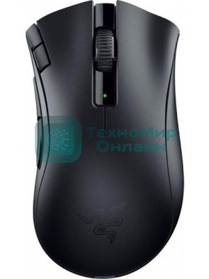 Мышь беспроводная Razer DeathAdder V2 X Hyperspeed черный, 14000 dpi, радиоканал, Bluetooth, USB, кнопки - 7